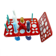 26 Round Holes Air Dry Organizing Cosmetics Makeup Brushes Tower Tree Rack Holder Make Up Tools Kit TIML66