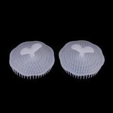 2pcs white hair shampoo scalp body massage brush massager hairbrush comb hare care TIML66