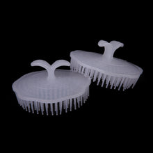 2pcs white hair shampoo scalp body massage brush massager hairbrush comb hare care TIML66