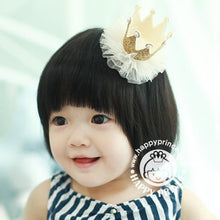 2pcs Cute Baby Kids Girls Princess Crown Hair Band Headband Birds Hair Wear Hair Clips Ribbon Headdress 5 Colors  TIML66