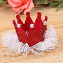 2pcs Cute Baby Kids Girls Princess Crown Hair Band Headband Birds Hair Wear Hair Clips Ribbon Headdress 5 Colors  TIML66