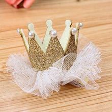 2pcs Cute Baby Kids Girls Princess Crown Hair Band Headband Birds Hair Wear Hair Clips Ribbon Headdress 5 Colors  TIML66