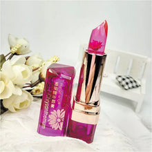 3.5g Black Chrysanthemum Nonstick Cup Lipstick Flower Jelly Temperature-changed Lip Balm Moisturizer Lips Stick TIML66