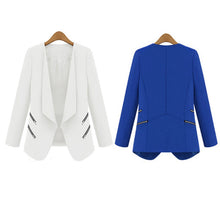 3 Colors OLWomen's Long Sleeve Slim Lapel Blazer Suits Jackets Casual Open Coats Blazers Outwear Y8 TIML66