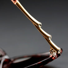 3 Colors Stylish Women Metal Frame Rhinestone Sunglasses Eyewear Glasses TIML66