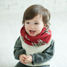 3 Colors Toddler Baby Boy Girls Warm Scarf Neckerchief Cat Pattern Imitation Cute Infant Scaves TIML66