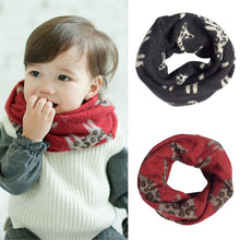 3 colors baby boy girls warm scarf neckerchief cat pattern imitation cute infant scaves TIML66