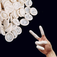 300Pcs White Nail Art Latex Rubber Finger Cots Fingertips Protective Small Rubber Gloves DIY Work Tool TIML66 TIML66