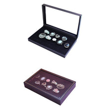 36 Slots Black Velvet Rings Jewelry Showcase Display Case Storage Box Holder Organizer P1 TIML66