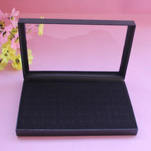 36 Slots Black Velvet Rings Jewelry Showcase Display Case Storage Box Holder Organizer P1 TIML66