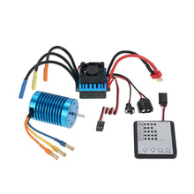 350 3300kv 4p brushless motor and 45a brushless esc led programming card combo set for 1 10 scale rc car spare parts TIML66