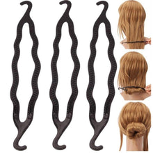 3pcs hair twist styling maker bun curler braid women accessory tool magic hair styling TIML66