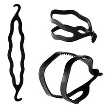 3pcs hair twist styling maker bun curler braid women accessory tool magic hair styling TIML66