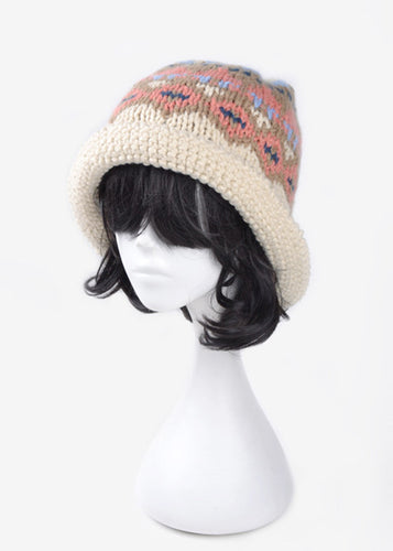 4 COLORS Korea Style Casual Crochet Bucket Hat Style Women Knitted Hat  TIML66 TIML66