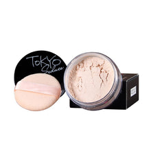 4 colors women face powder smooth loose makeup transparent finishing waterproof for face finish setting with puff TIML66