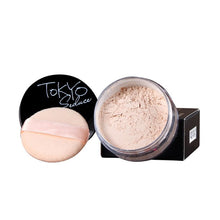 4 colors women face powder smooth loose makeup transparent finishing waterproof for face finish setting with puff TIML66