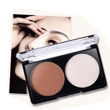 4 patterns face shading powdercontour highlighter bronzer palette set trimming makeup face contour grooming pressed powder TIML66