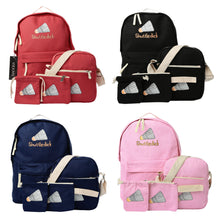 4Pcs Korean Women Canvas Backpacks Woman Harajuku Laptop Backpack Shoulder School Back Bags for Teenage Girls Rugzak Vrouwen TIML66 TIML66