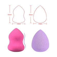 4pcsakeup Foundation Sponge Blender Blending Cosmetic Puff Powder Smooth Beauty Make Up Tool Esponja Maquillaje TIML66