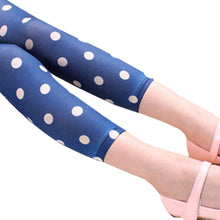 5~12 years baby kids stretch skinny leggings pants printed floral girls trousers TIML66