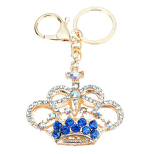 5 Color Hollow Out Rhinestone Keychain Cute Crown Pendant Car Key Ring Couple Key Chain Jewelry TIML66 TIML66