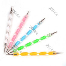 5 Pieces Nail Art Decorations Dotting Pens Tools Set Professional Painting Pen for False Nail Tips UV Nail Gel Polish TIML66
