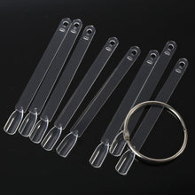 50 pieces false display nail art fan wheel polish practice tip sticks design decor set TIML66