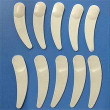 50pcs Mini Cosmetic Spatula Scoop Disposable Mask White Plastic Spoon Makeup Maquillage Tools TIML66
