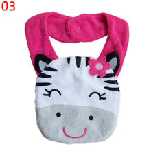 5 kinds kids baby bibs animals cotton saliva towel waterproof infant lunch bib TIML66