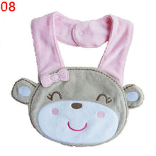 5 kinds kids baby bibs animals cotton saliva towel waterproof infant lunch bib TIML66