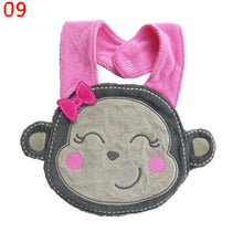 5 kinds kids baby bibs animals cotton saliva towel waterproof infant lunch bib TIML66