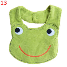 5 kinds kids baby bibs animals cotton saliva towel waterproof infant lunch bib TIML66