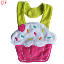 5 kinds kids baby bibs animals cotton saliva towel waterproof infant lunch bib TIML66