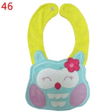 5 patterns kids baby bibs animals waterproof cotton saliva towel infant lunch bib TIML66