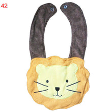 56 Patterns Kids Baby Bibs Animals Waterproof Cotton Saliva Towel Infant Lunch Bib TIML66