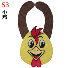 5 patterns kids baby bibs animals waterproof cotton saliva towel infant lunch bib TIML66