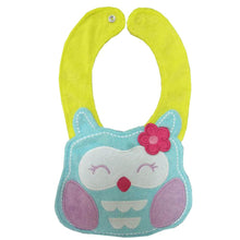 5 patterns kids baby bibs animals waterproof cotton saliva towel infant lunch bib TIML66