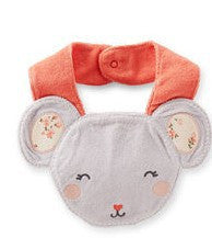 5 patterns kids baby bibs animals waterproof cotton saliva towel infant lunch bib TIML66