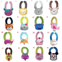 5 patterns kids baby bibs animals waterproof cotton saliva towel infant lunch bib TIML66