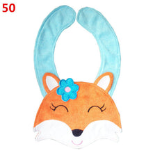 56 Patterns Kids Baby Bibs Animals Waterproof Cotton Saliva Towel Infant Lunch Bib TIML66