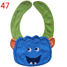56 Patterns Kids Baby Bibs Animals Waterproof Cotton Saliva Towel Infant Lunch Bib TIML66