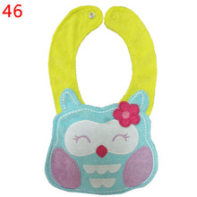 56 Patterns Kids Baby Bibs Animals Waterproof Cotton Saliva Towel Infant Lunch Bib TIML66