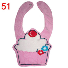 56 Patterns Kids Baby Bibs Animals Waterproof Cotton Saliva Towel Infant Lunch Bib TIML66