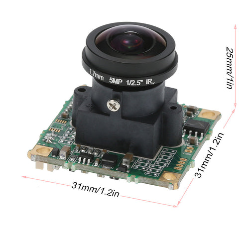 5MP FPV Camera with 360 Degree Fish-eye 17mm Lens NTSC Format for QAV250 Camera Drone FPV RC Quadcopter Aerial Pography Part TIML66 TIML66