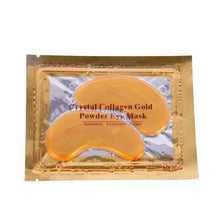 5Pairs 24K Gold Powder Eye Patches Remove Mask Crystal Collagen Anti-Puffiness Dark Circle New TIML66