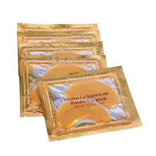 5Pairs 24K Gold Powder Eye Patches Remove Mask Crystal Collagen Anti-Puffiness Dark Circle New TIML66