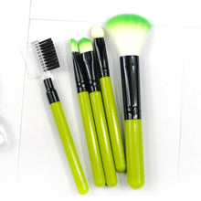 5pcs Makeup Blush Eyeshadow Leopard Brushes Lipstic Cosmetic Make Up Brush Set Tool New  TIML66