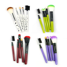 5pcs Makeup Blush Eyeshadow Leopard Brushes Lipstic Cosmetic Make Up Brush Set Tool New  TIML66