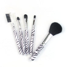 5pcs Makeup Blush Eyeshadow Leopard Brushes Lipstic Cosmetic Make Up Brush Set Tool New  TIML66