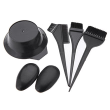 5Pcs Styling Hairdressing Brushes Bowl Comb Earmuff Professional Salon Hair Color Dye Tint Tools Set Styling Accessories TIML66 TIML66